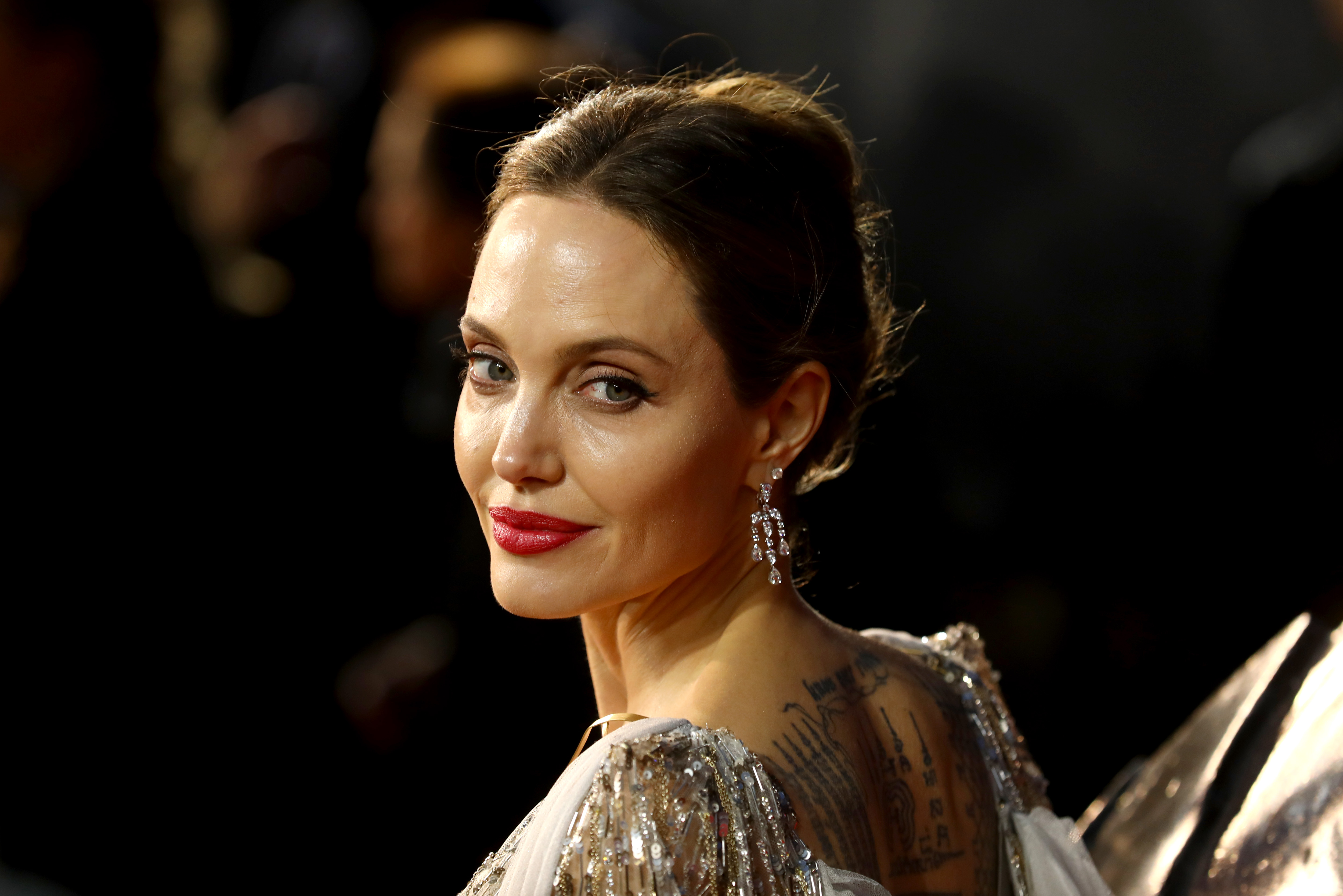 Angelina Jolie attending an event