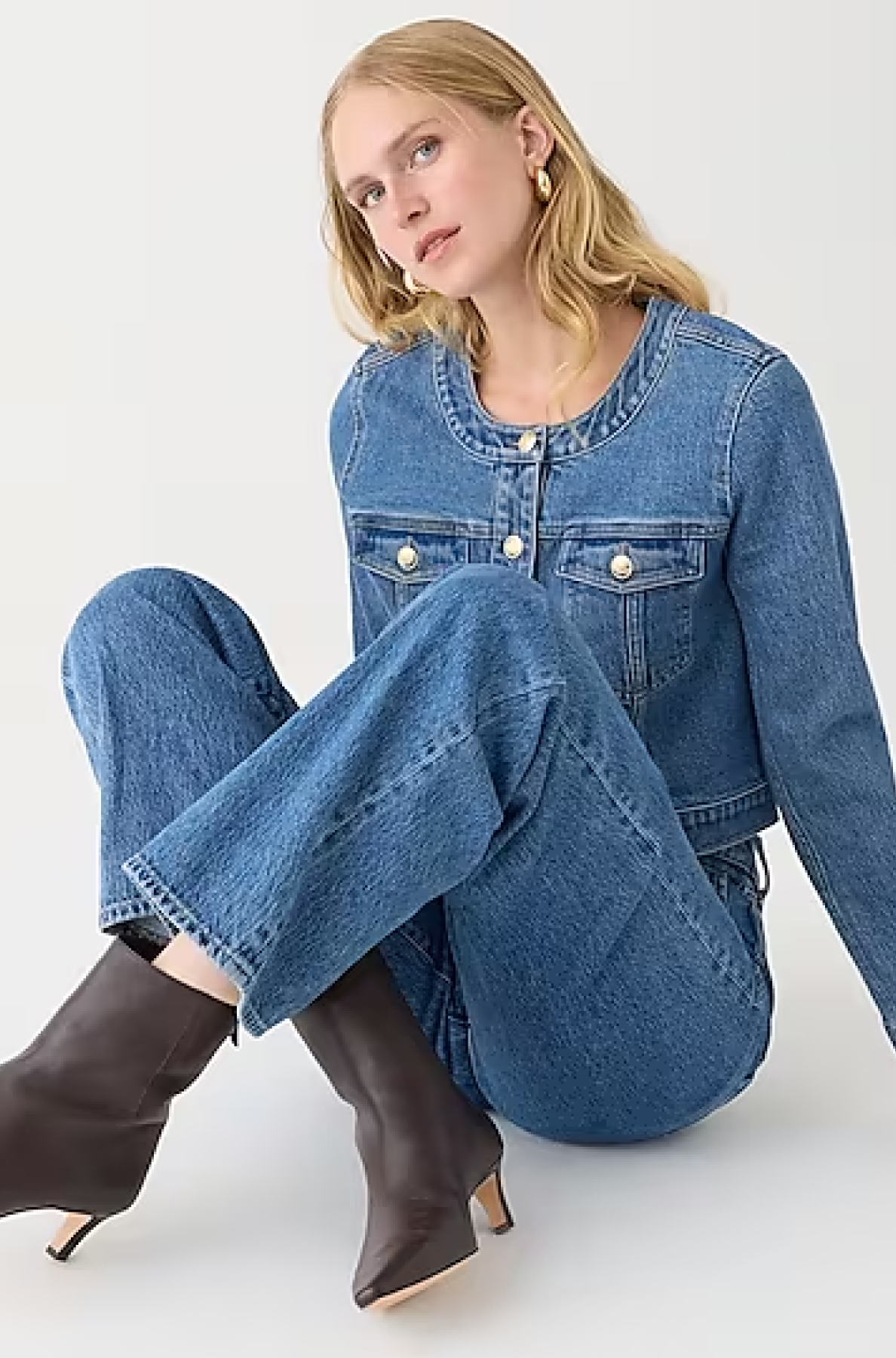J.Crew Stevie ankle boots in calf hair