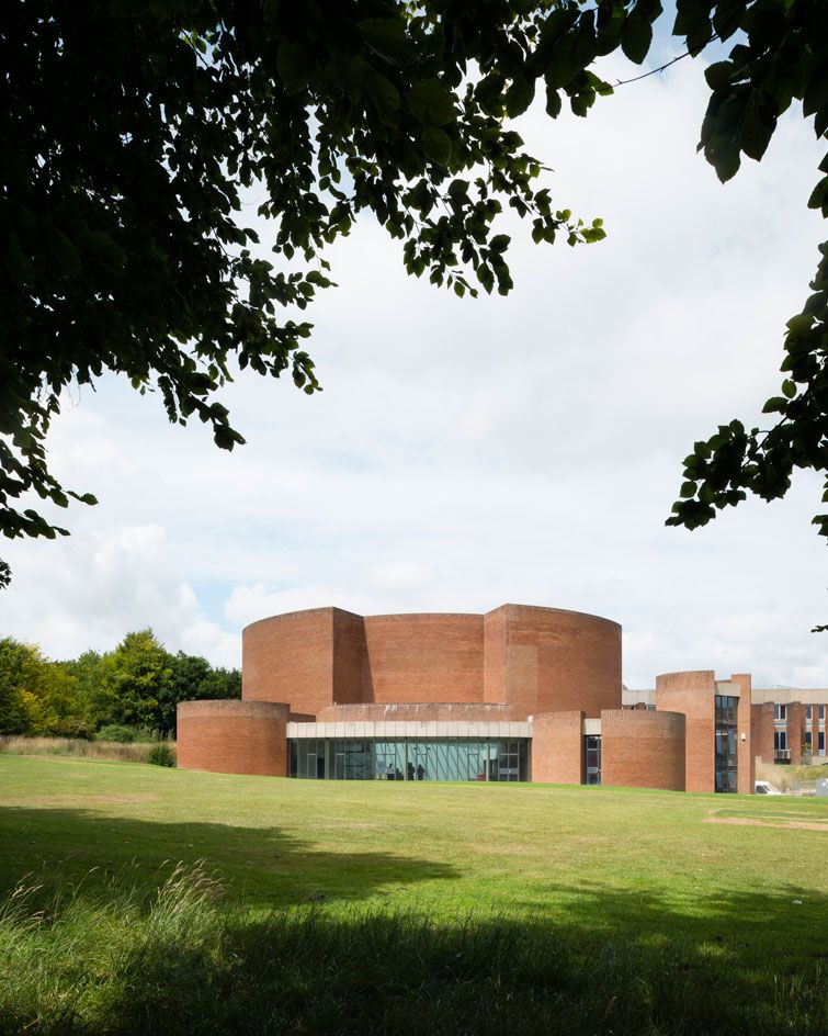 Sussex University&#039;s Grade II* listed Gardner Arts Centre