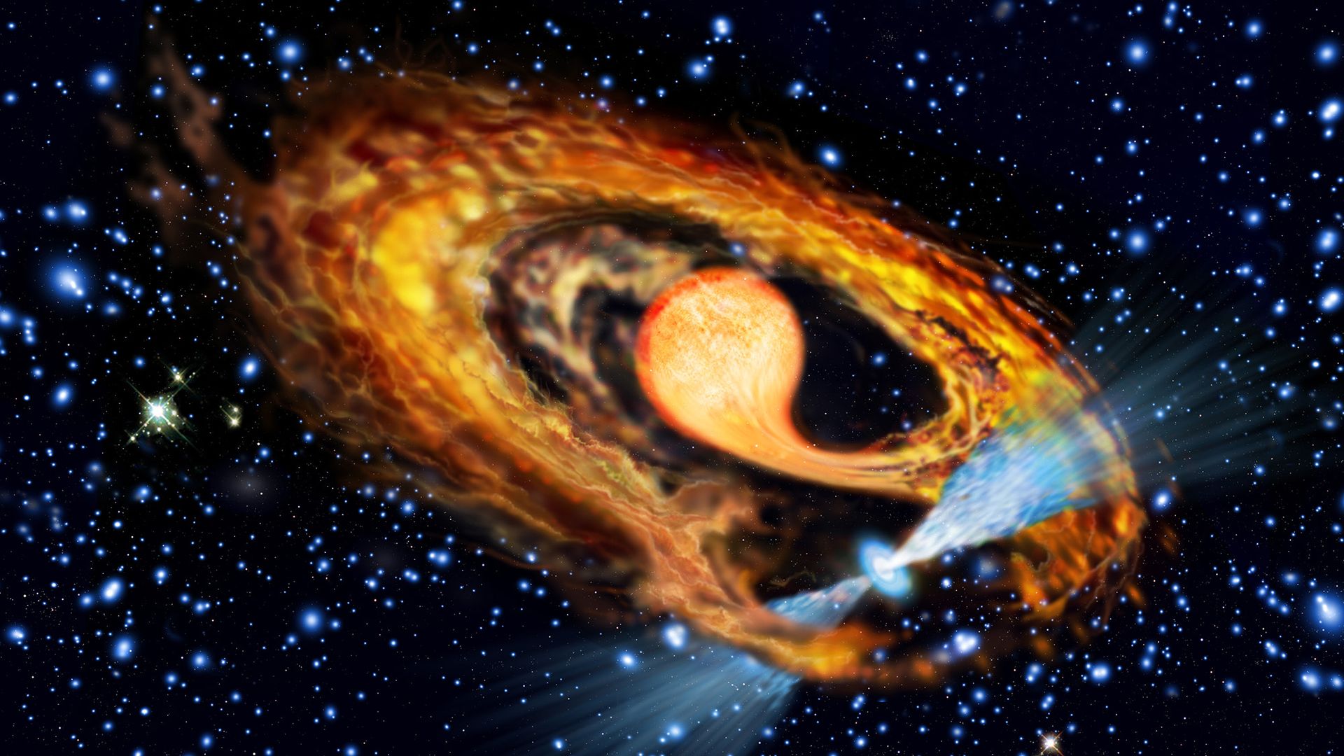 Bilinen en hafif nötron yıldızı çifti Einstein'ı bir kez daha haklı çıkardı