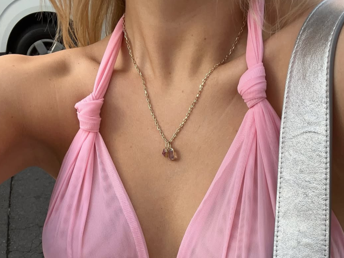 woman wearing hammock halter top trend summer 2025