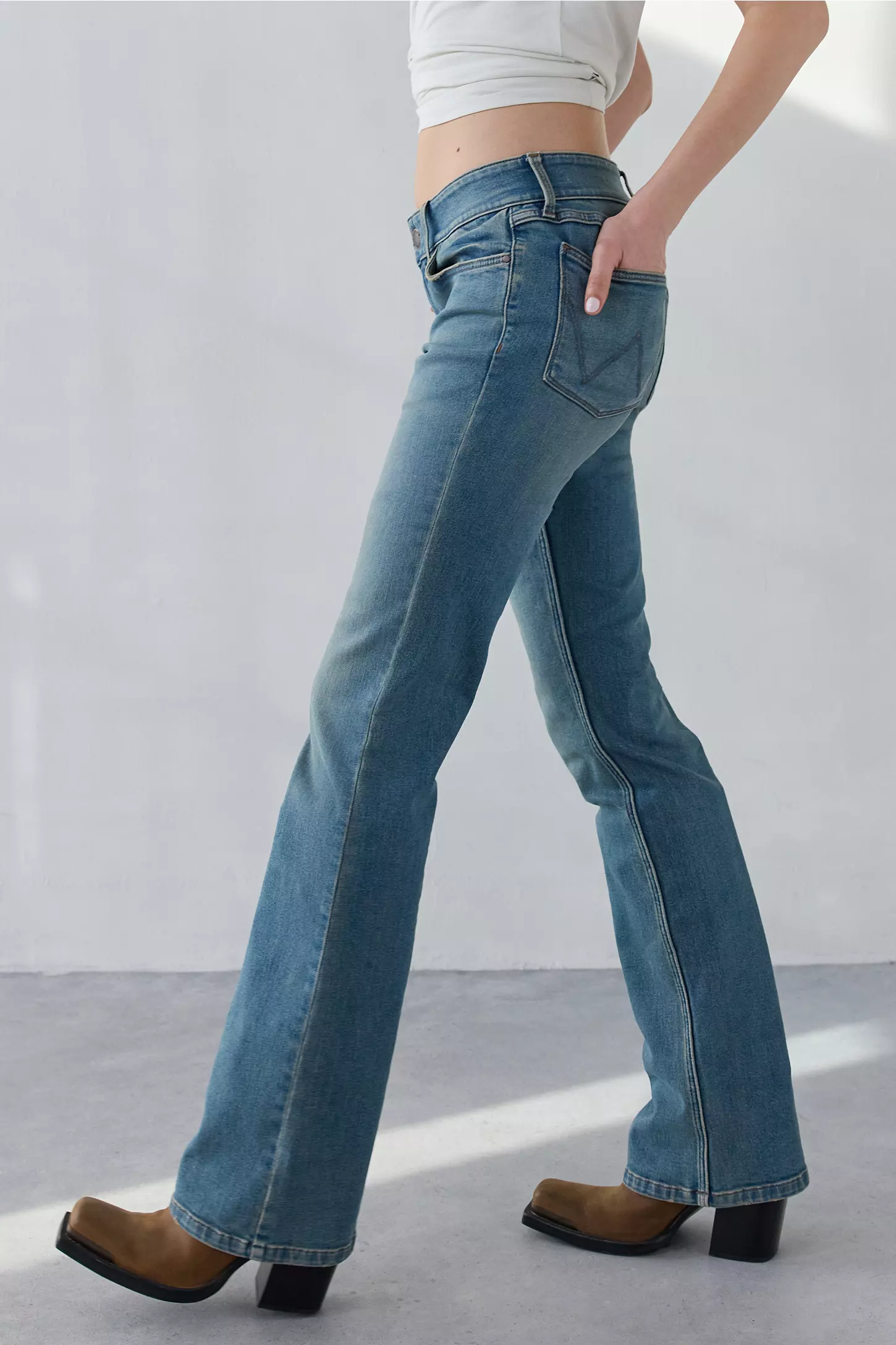 Low-Rise Bootcut Jean