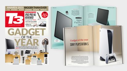 Cover of T3 issue 322 featuring the cover line 'Gadget of the Year'.