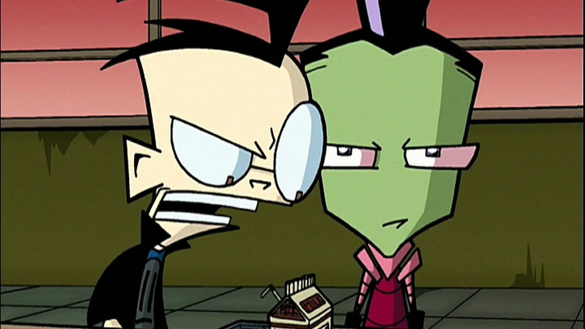 Screenshot from the sci-fi cartoon series Invader Zim