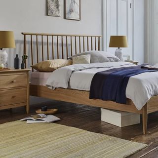 Ercol wooden bed frame