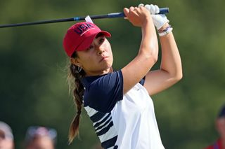 Danielle Kang in Solheim Cup action