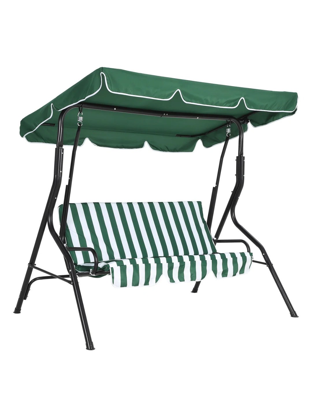 an outdoor swing