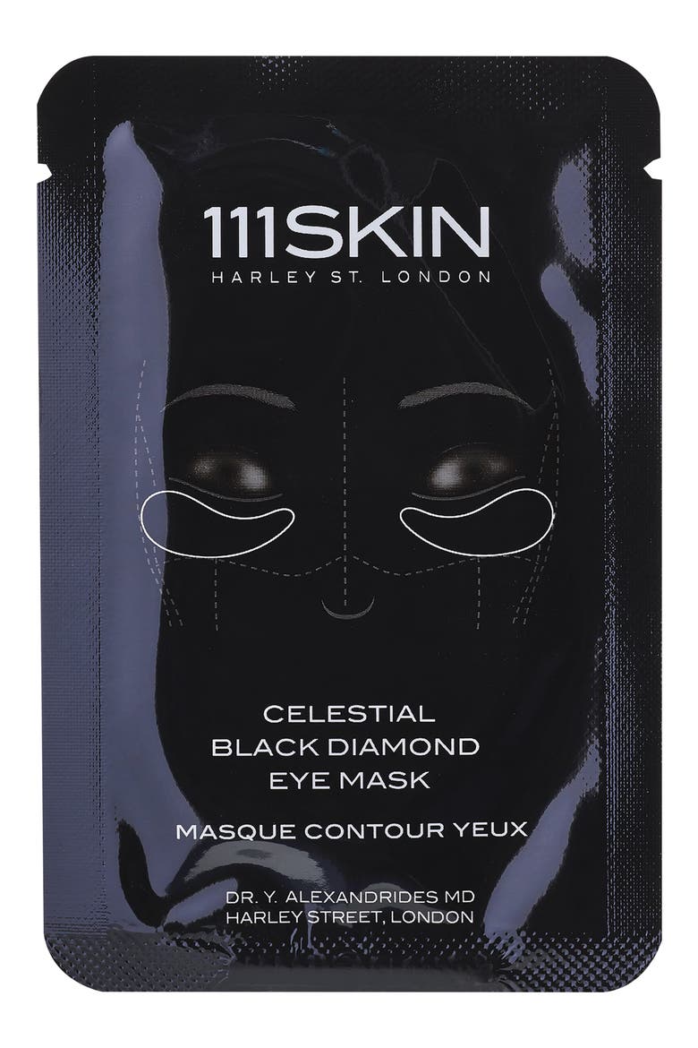 8-Pack Celestial Black Diamond Eye Mask