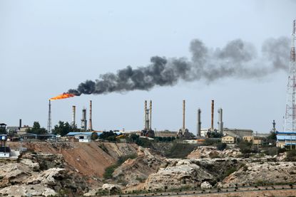 An oil facility in Iran.