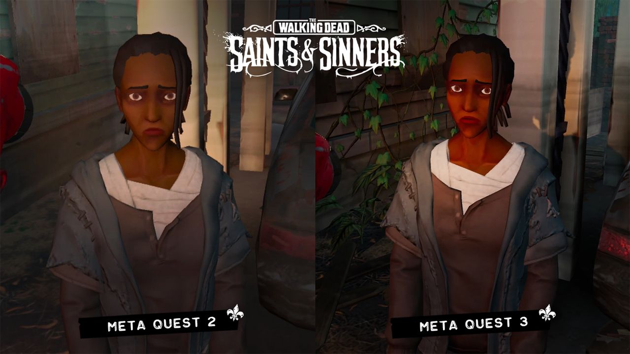 The Walking Dead: Saints &amp; Sinners graphics comparison