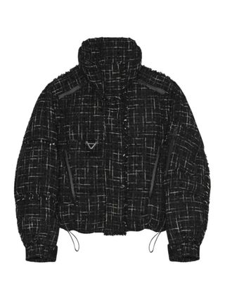 Shoreditch Ski Club Women's Diana Leah Puffer in Black & White