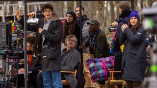 The Fiasco cast together behind the cameras in Fiasco