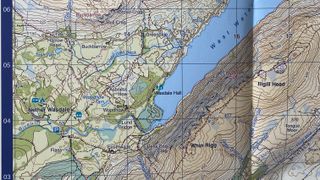 Map of Wasdale, Lake District, UK
