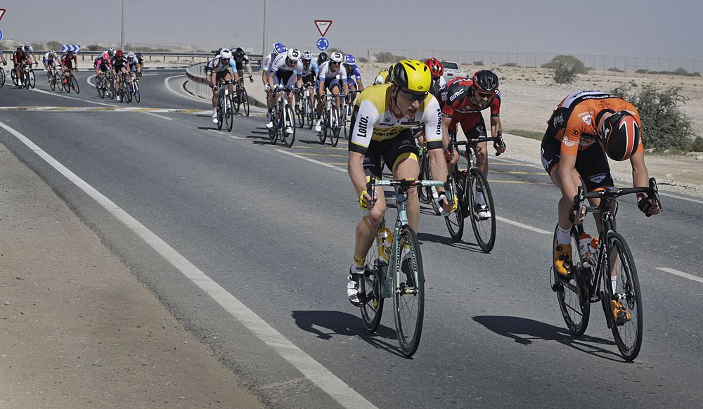 Jos Van Emden (LottoNL-Jumbo) during stage 2 at Tour of Qatar