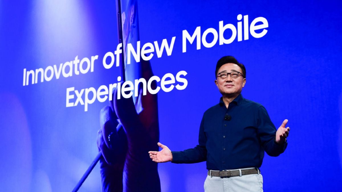 Samsung&#039;s CEO Koh Dong-jin.