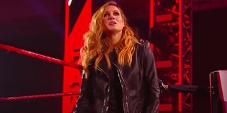 Becky Lynch on Monday Night Raw WWE