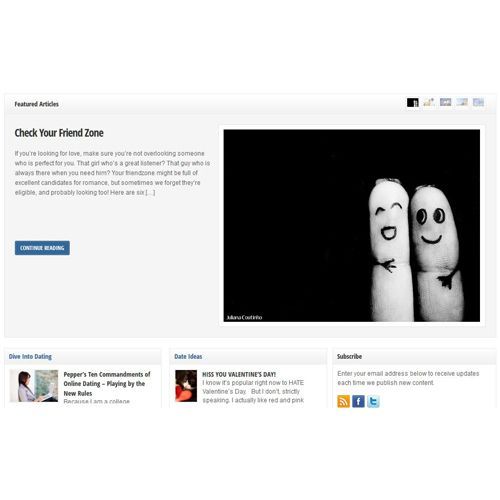 PerfectMatch image: PerfectMatch offers a lot of dating advice in different ways, including articles.