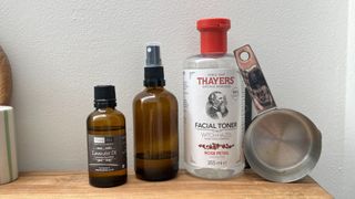an image of ingredients used for a DIY face mist