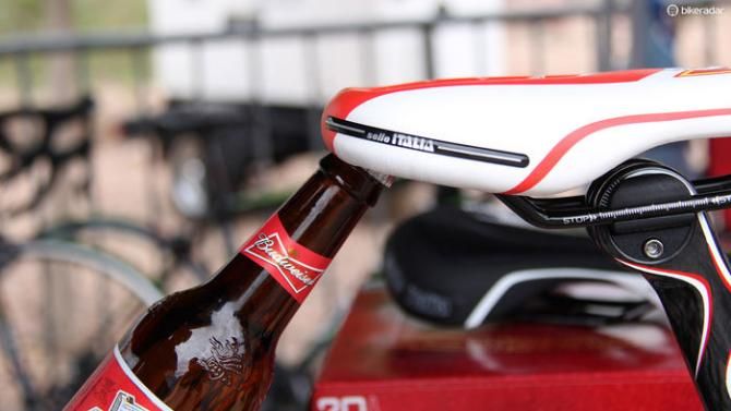 The new Selle Italia Butcher comes equipped with a bottle opener for post-ride refreshments
