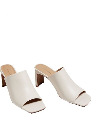 Banana Republic Lucca Leather Square-Toe Mule