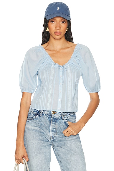 Voile Peasant Blouse