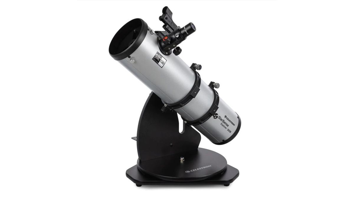 A Celestron Starsense Explorer 130mm Tabletop telescope
