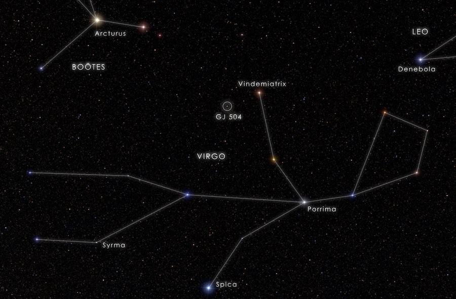 59 Virginis in the Constellation of Virgo