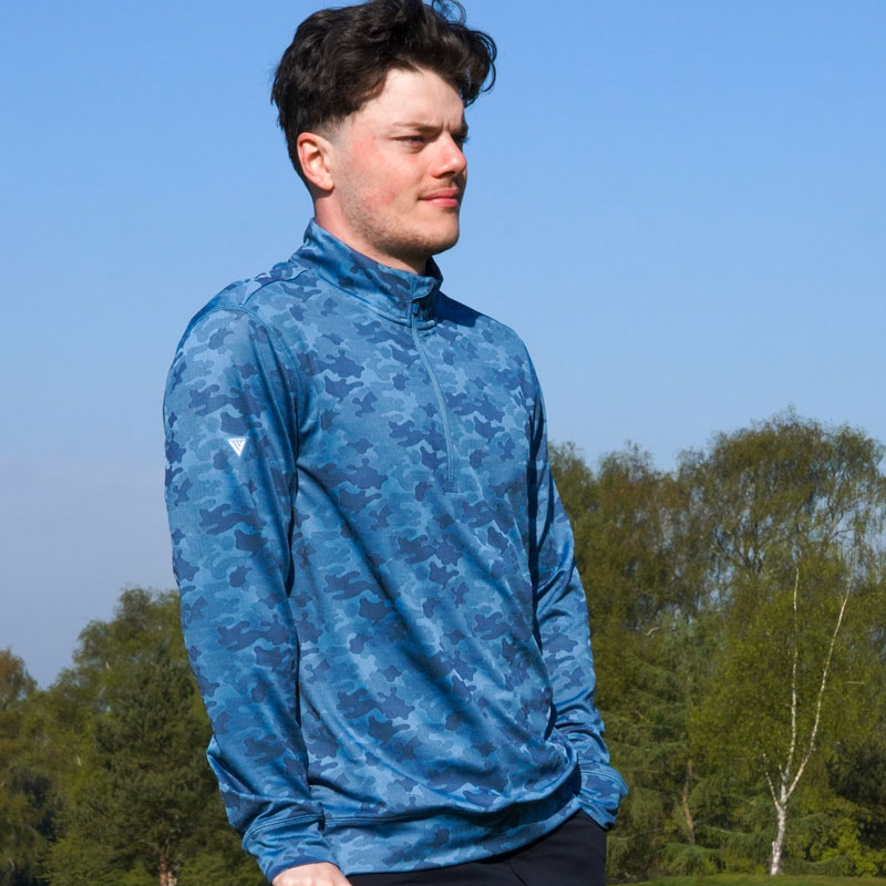 Levelwear Active Camo Quarter Zip