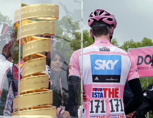 Long way to go: Who will be wearing the pink jersey three weeks from now?