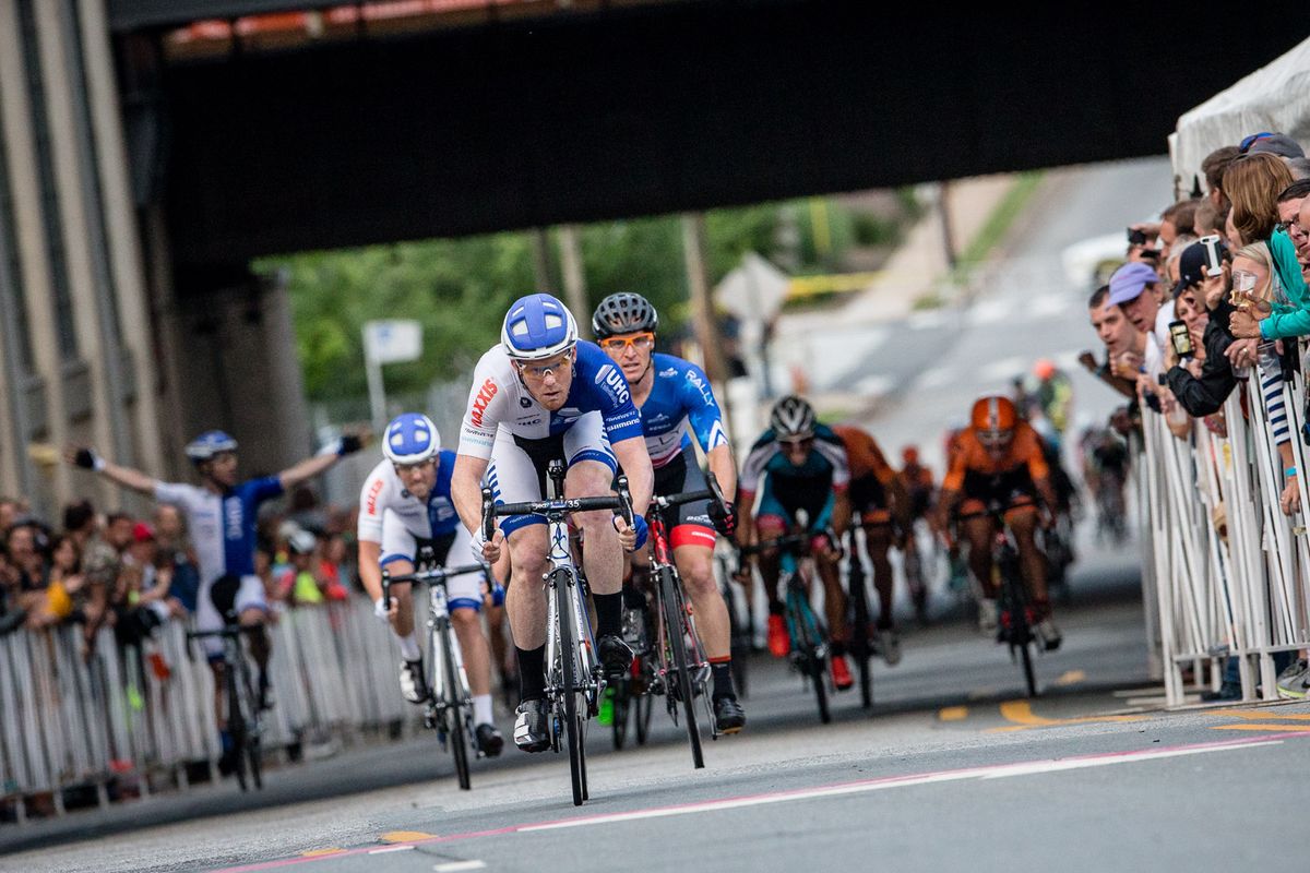 John Murphy (UnitedHealthcare) going hard all the way to the line.