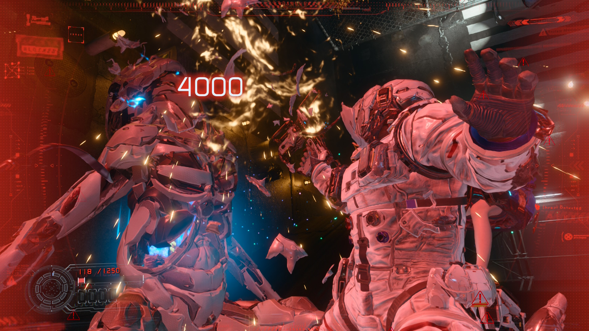 Pragmata Switch 2 combat screen