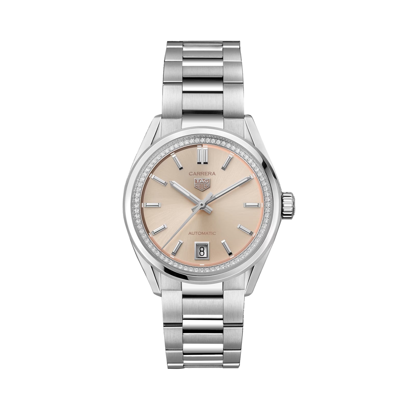 Carrera 36mm Ladies Watch Diamonds Pink