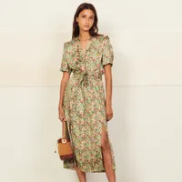 Sandro Long Printed Dress, £309 | Sandro