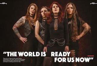Kittie featured in the new issue of Metal Hammer