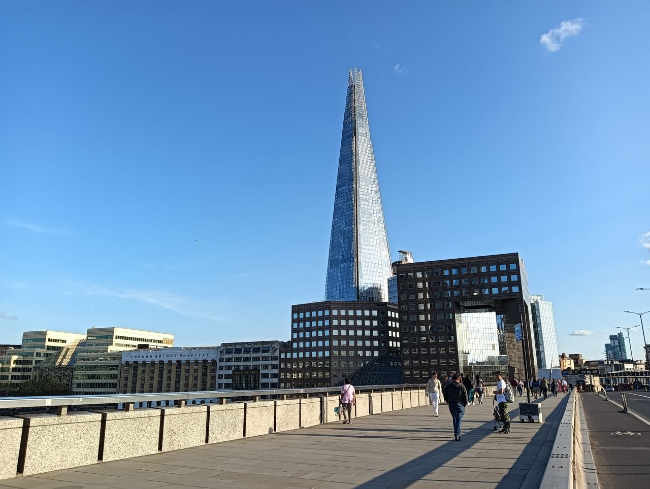 An Oppo A78 photo of London's The Shard