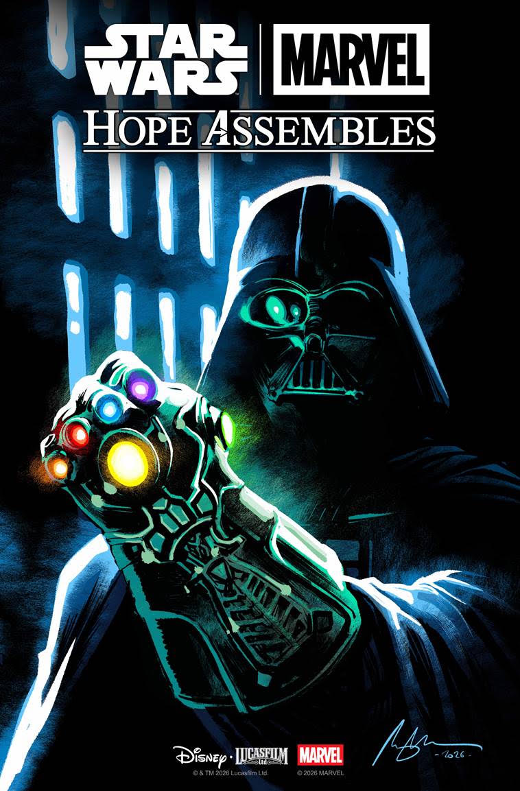 a helmeted villain wearing a jeweled glove