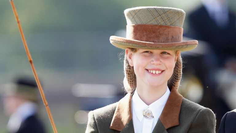  Lady Louise Windsor seen carriage driving as she takes part in The Champagne Laurent-Perrier Meet of the British Driving Society on day 5 of the Royal Windsor Horse Show in Home Park on May 14, 2017 in Windsor, England. Lady Louise has taken over from her Grandfather Prince Philip, Duke of Edinburgh to lead the procession, driving a recently restored carriage used by Queen Elizabeth II in 1943 and being drawn by one of The Queen's Fell Ponies. 