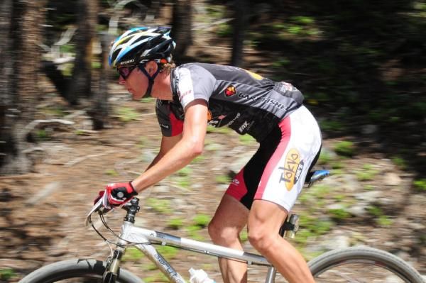 Peter Stetina (Tokyo Joe's) descending very well for a "roadie".