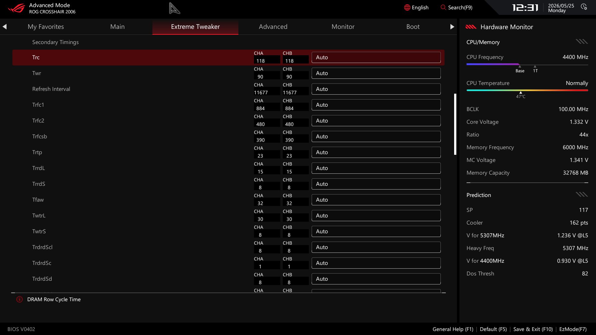 Asus ROG Crosshair 2006 - BIOS