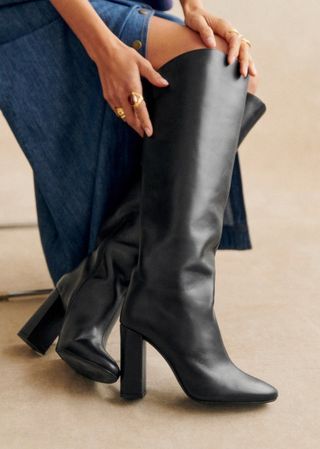 Amandine Boots - Smooth Black - Sézane