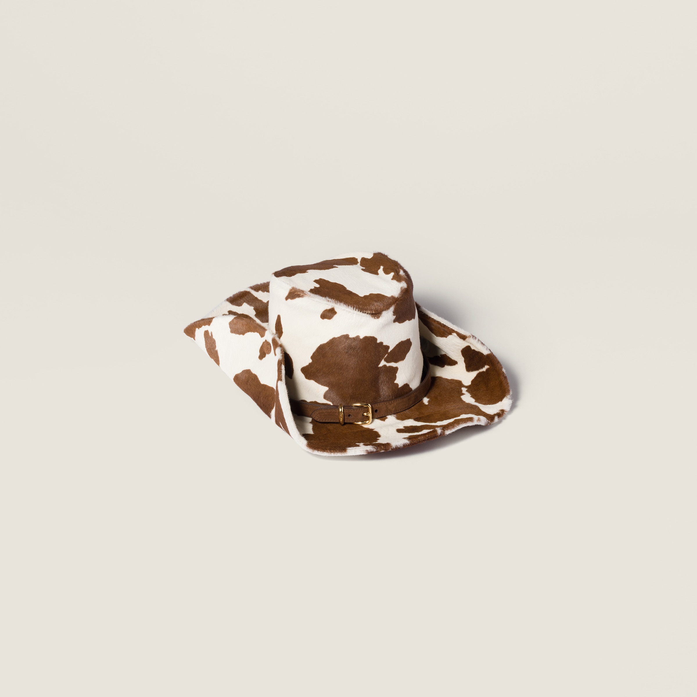 Printed Leather Cowboy Hat