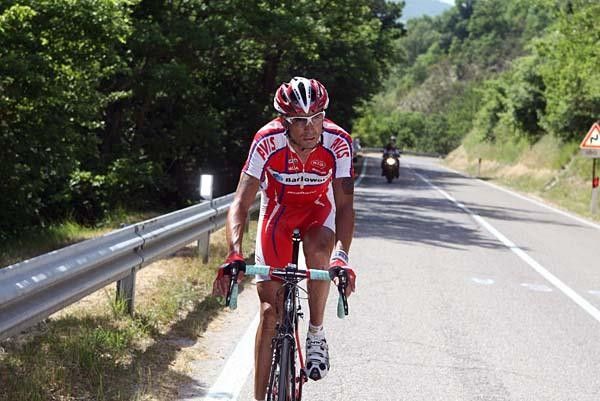 Mauricio Soler (Barloworld) on his own.