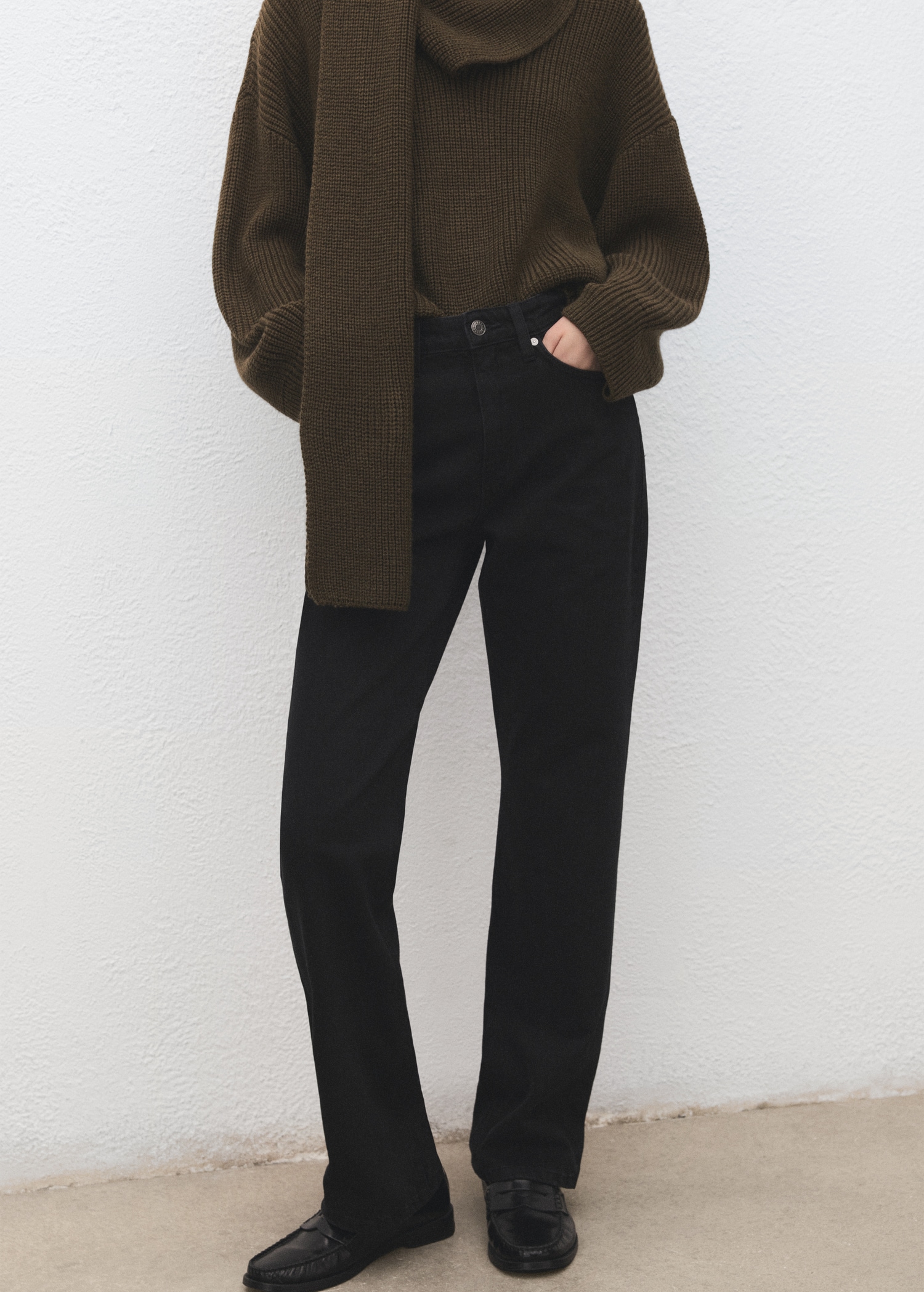 Matilda Medium-Rise Straight-Fit Jeans - Women | Mango United Kingdom