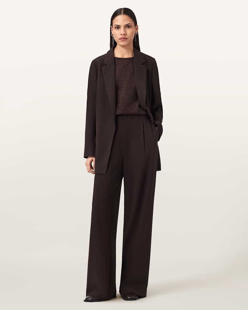 Aleida Lightweight Wide Leg Trousers