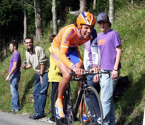 Dutch Thomas Dekker (Rabobank) took third spot just 27 seconds behind the winner.
