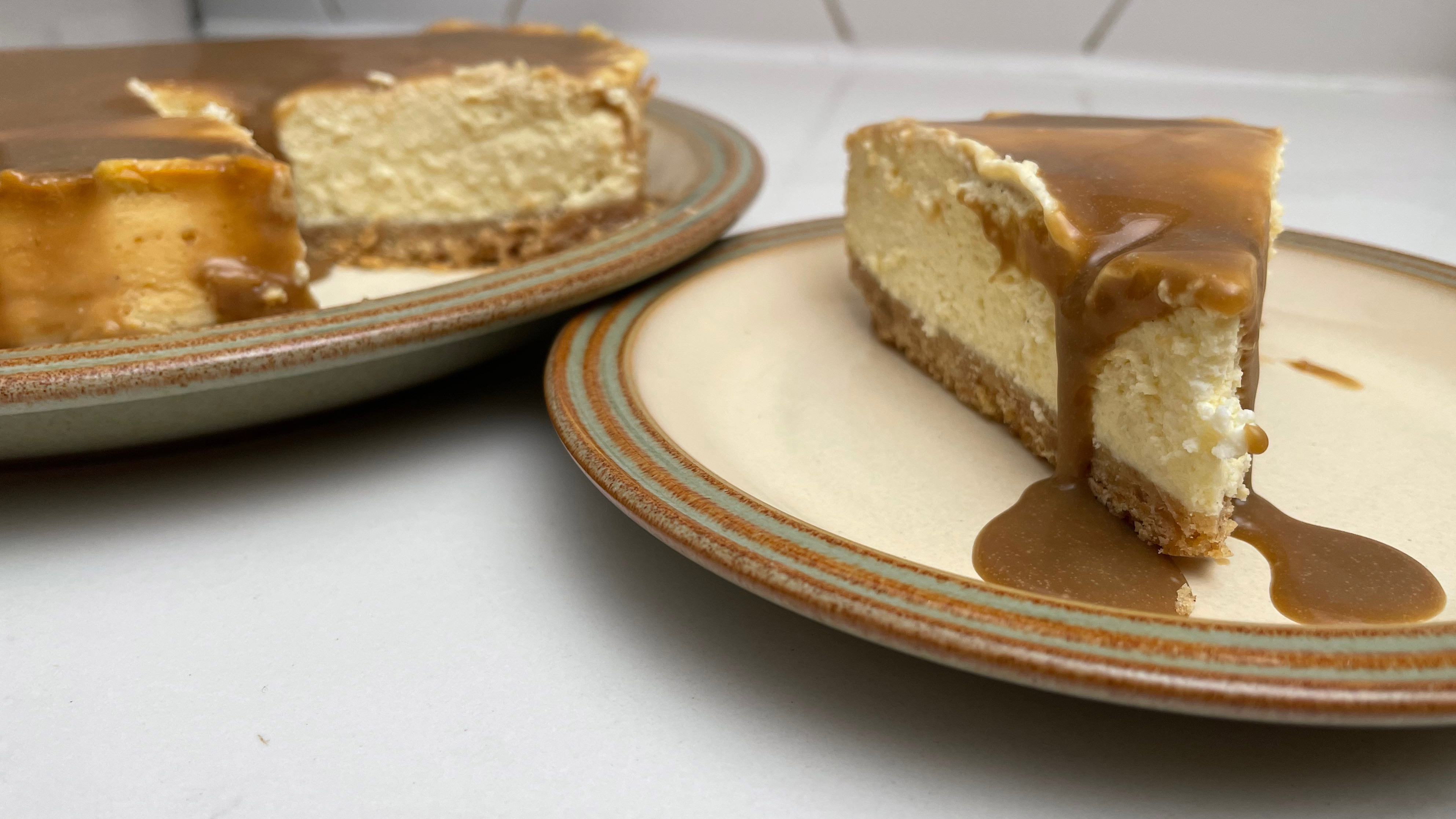 Cheesecake cooked in an Instant Pot
