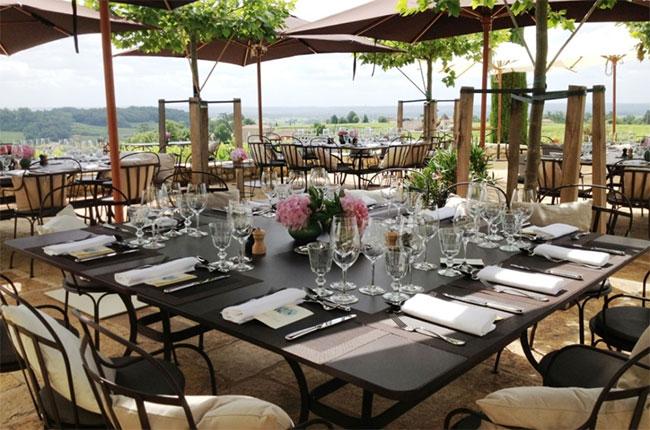 troplong mondot, boreaux restaurant