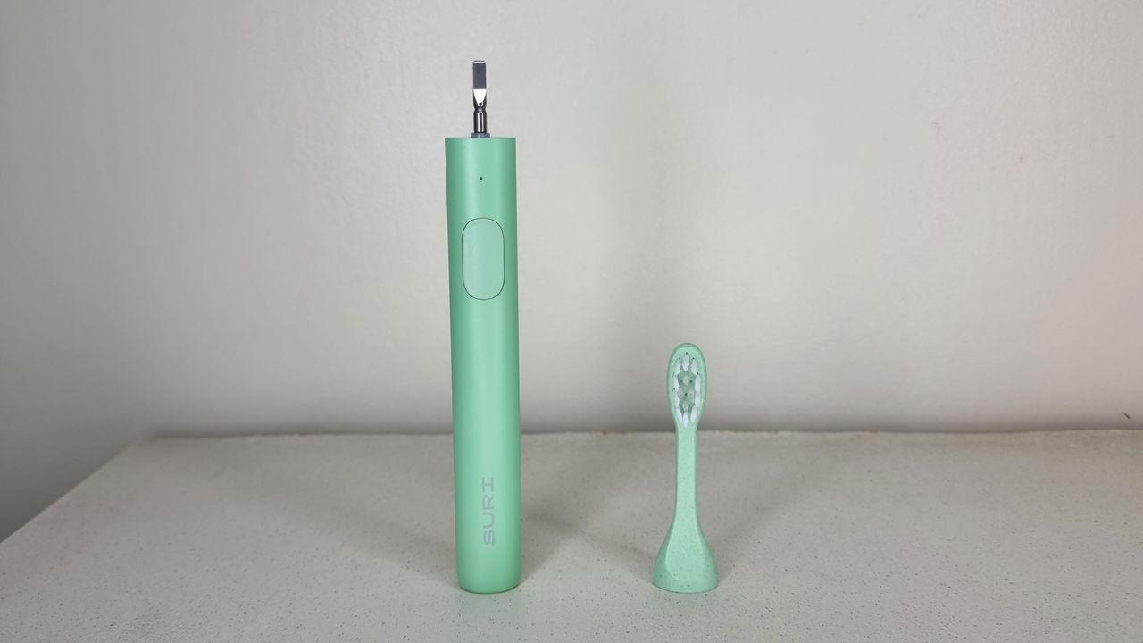 Suri electric toothbrush, disassembled