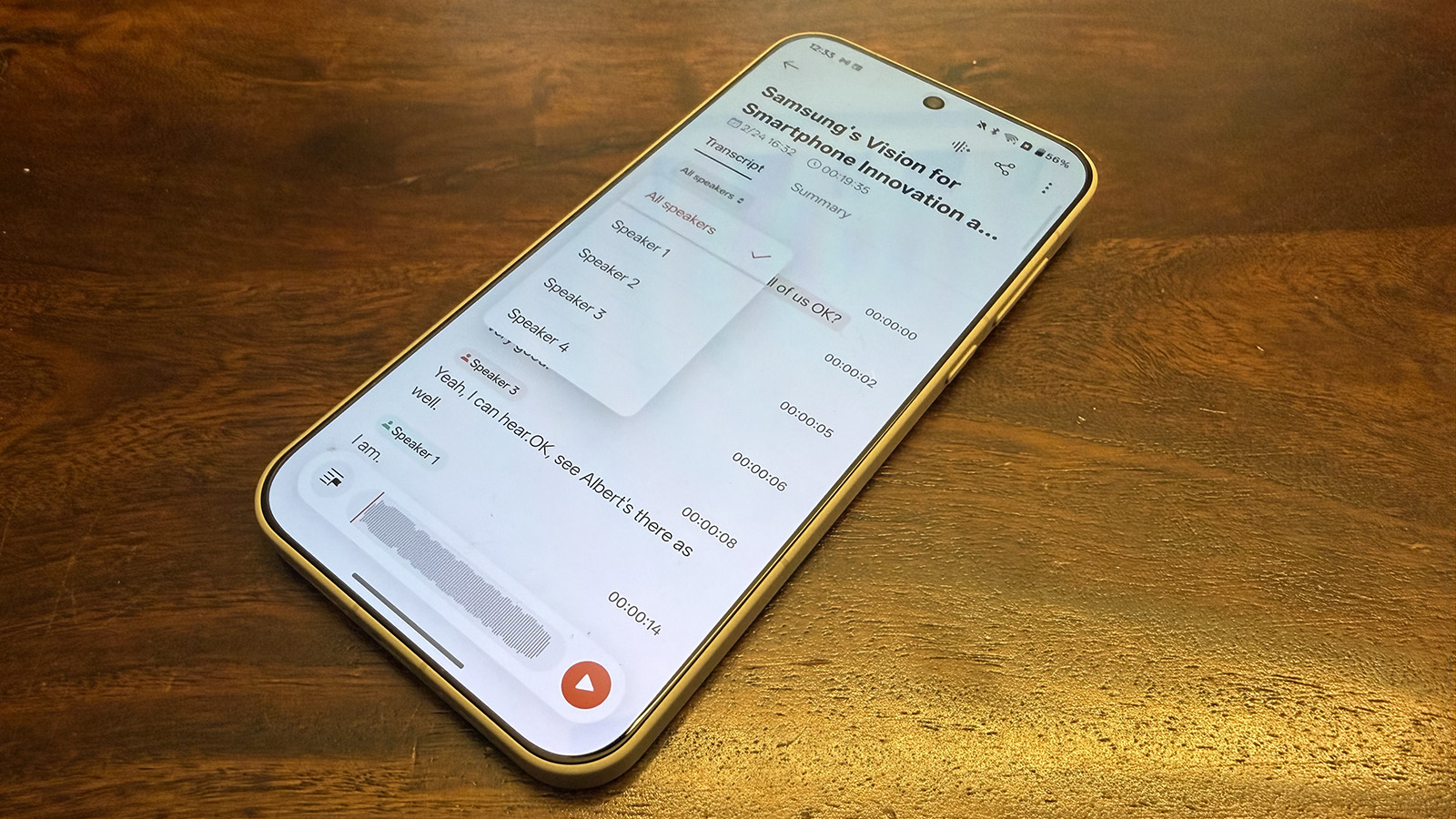 OnePlus 15 AI Recorder app