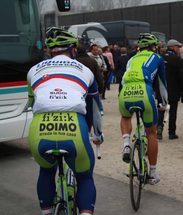 Danger man. Peter Sagan (Liquigas-Cannondale) can win in several ways.